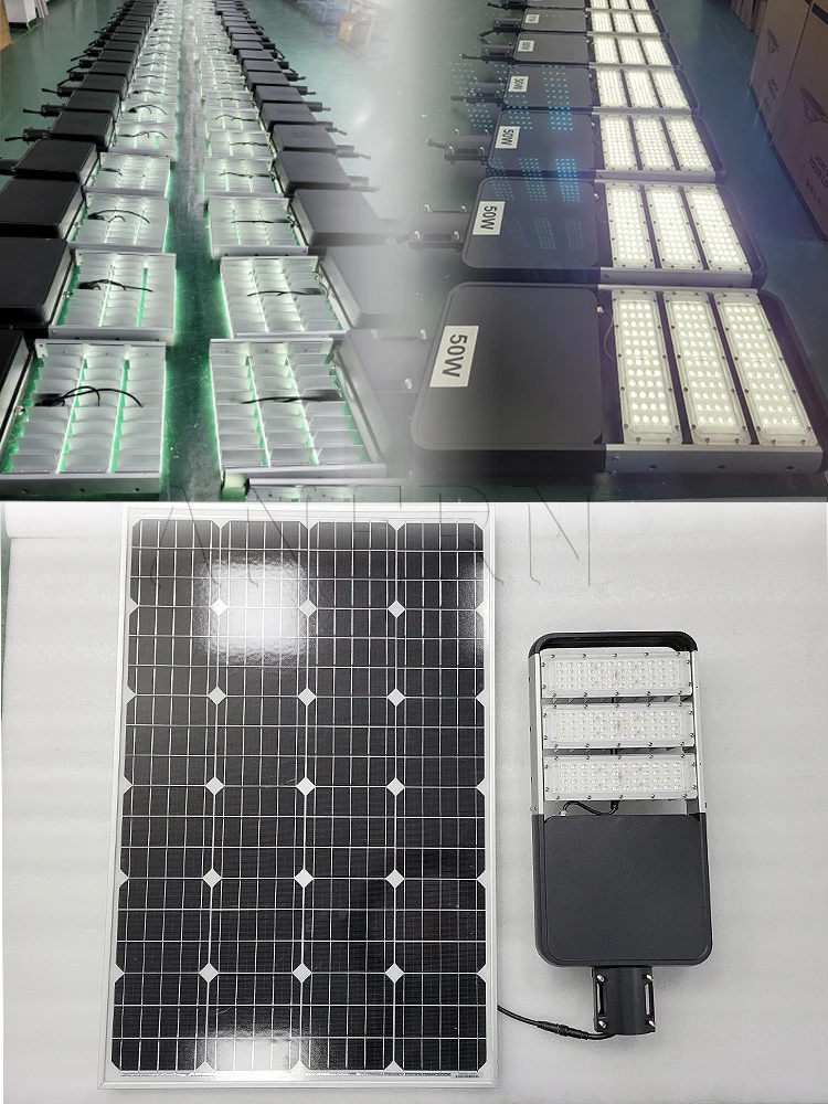 High quality solar street lighting pole light 80W 100W 150W