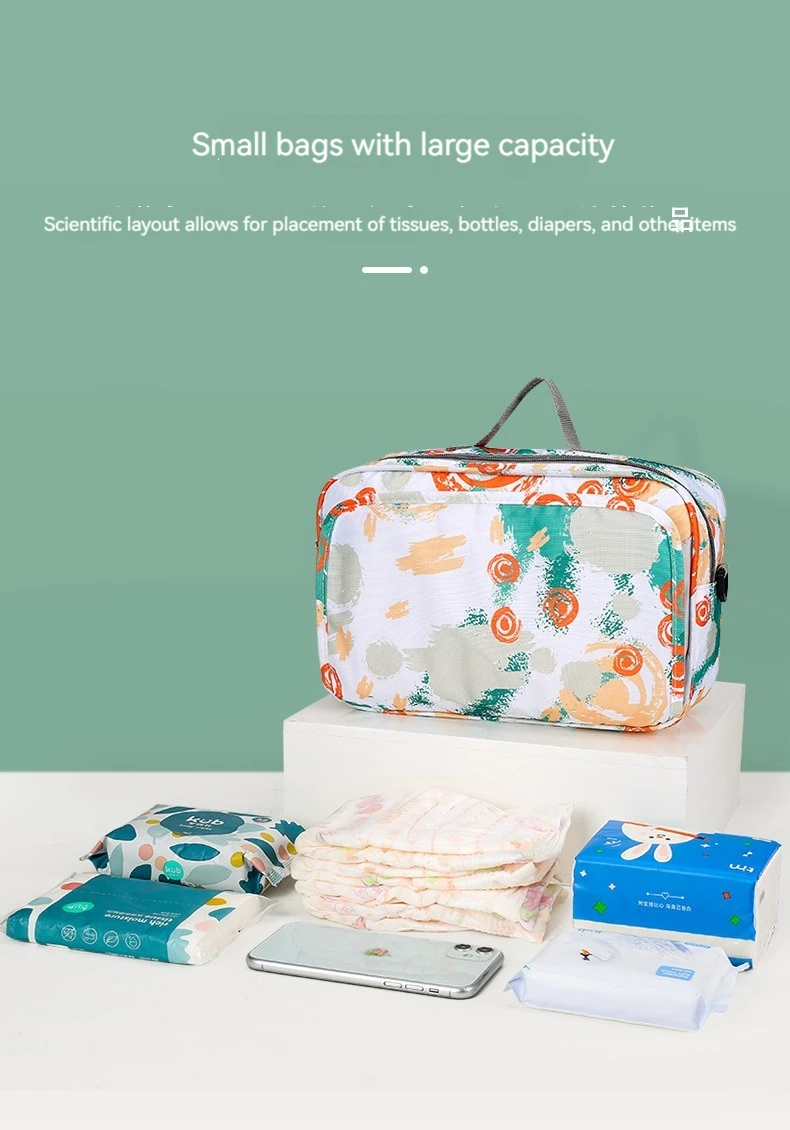 Baby stroller hanging bag multifunctional outgoing one-shoulder mommy bag waterproof mother and baby