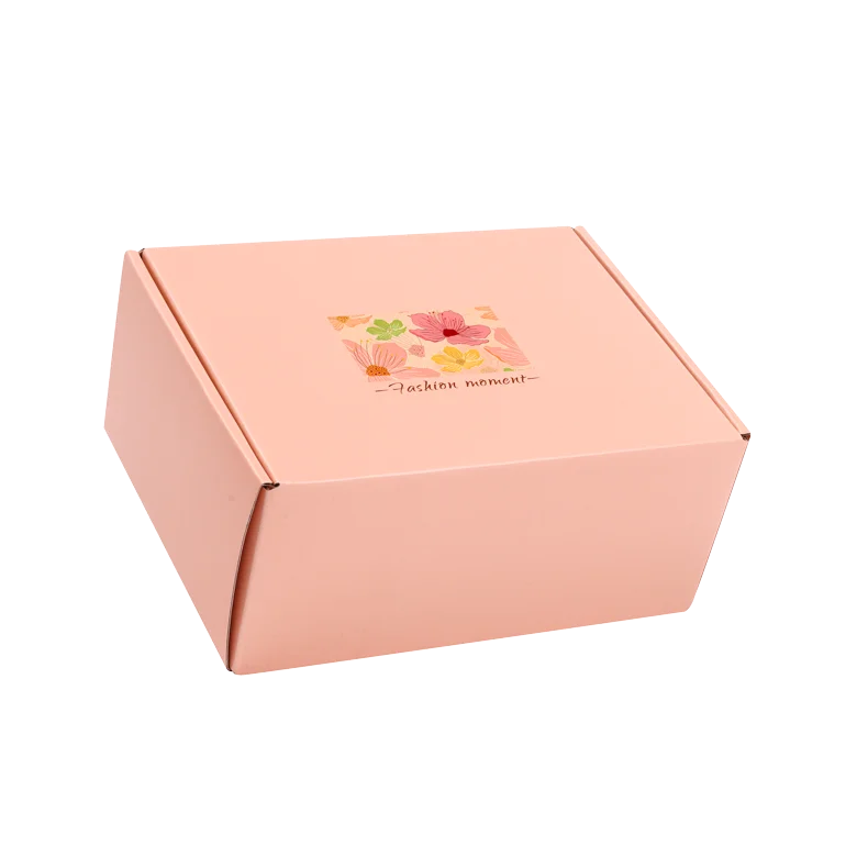 PINYUANXING PAPER BOX OEM&ODM FACTORY Packing Guangzhou Fish Chips Food Dividers Pink Window Churro Packaging Gift Paper Box