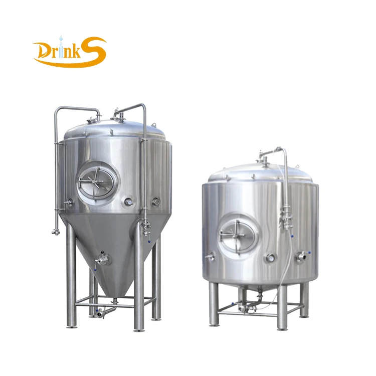 304 / 316L Stainless Steel Conical Fermenter 7BBL Beer Bright Tank 800L Wine Fermentation And Storage Tank
