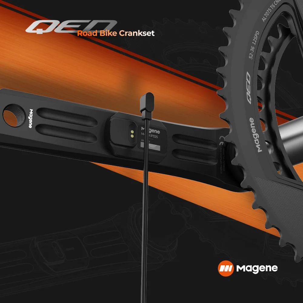 Magene QED Crankset P325 Power Meter Cycling Spider Bike Power Meter P505