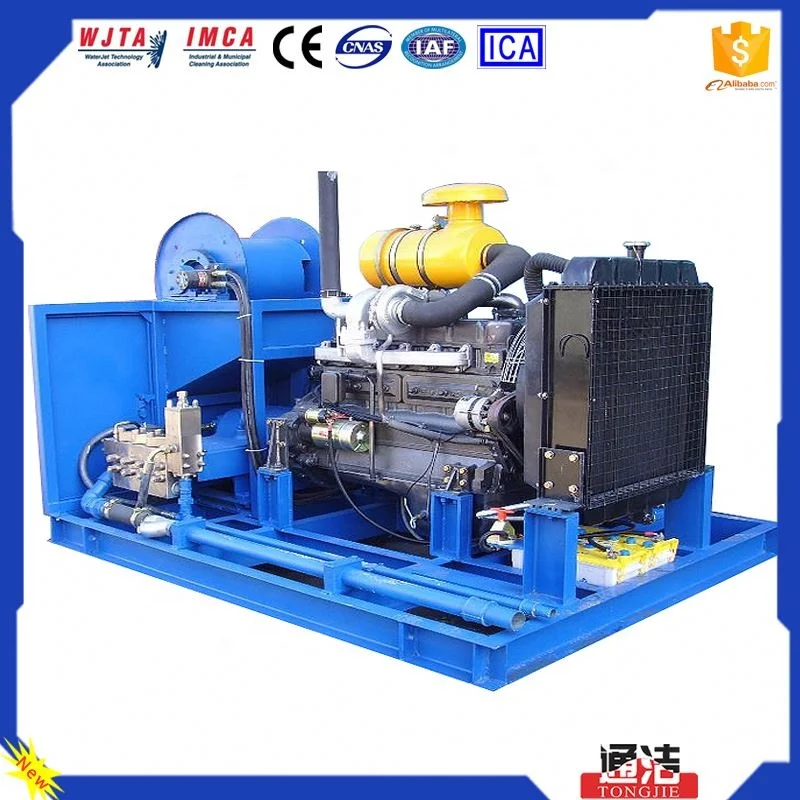 36000PSI Jet Grouting Ultra High Pressure Washing Machine