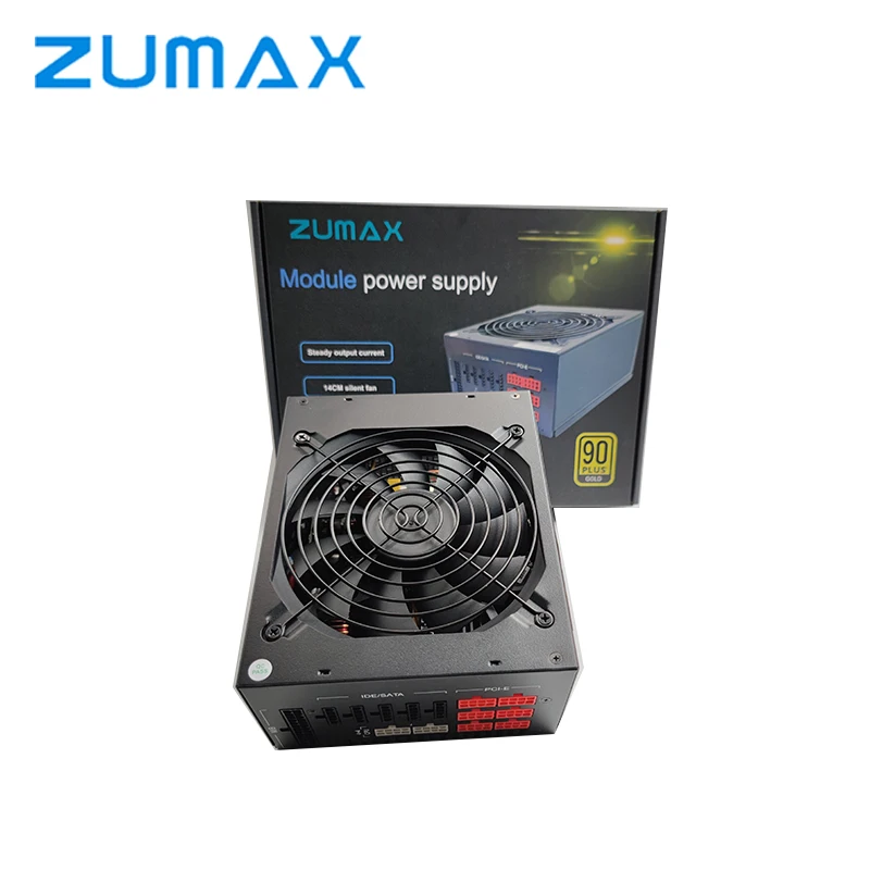 Заводская распродажа тихий блок питания 1800 Вт ATX полностью модульный для ПК поддерживает несколько тихих графических карт