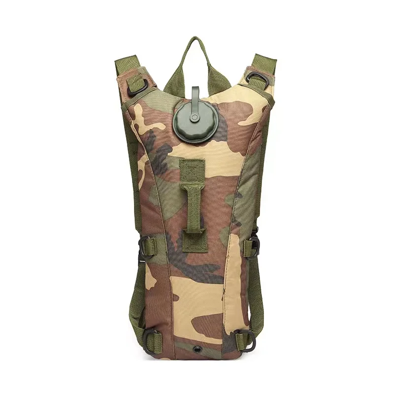 Outdoor Tactical Water Bag 3L Field Camouflage Riding Backpack Sports Pack Multi-Pocket Mountaineering Travel Portable Package