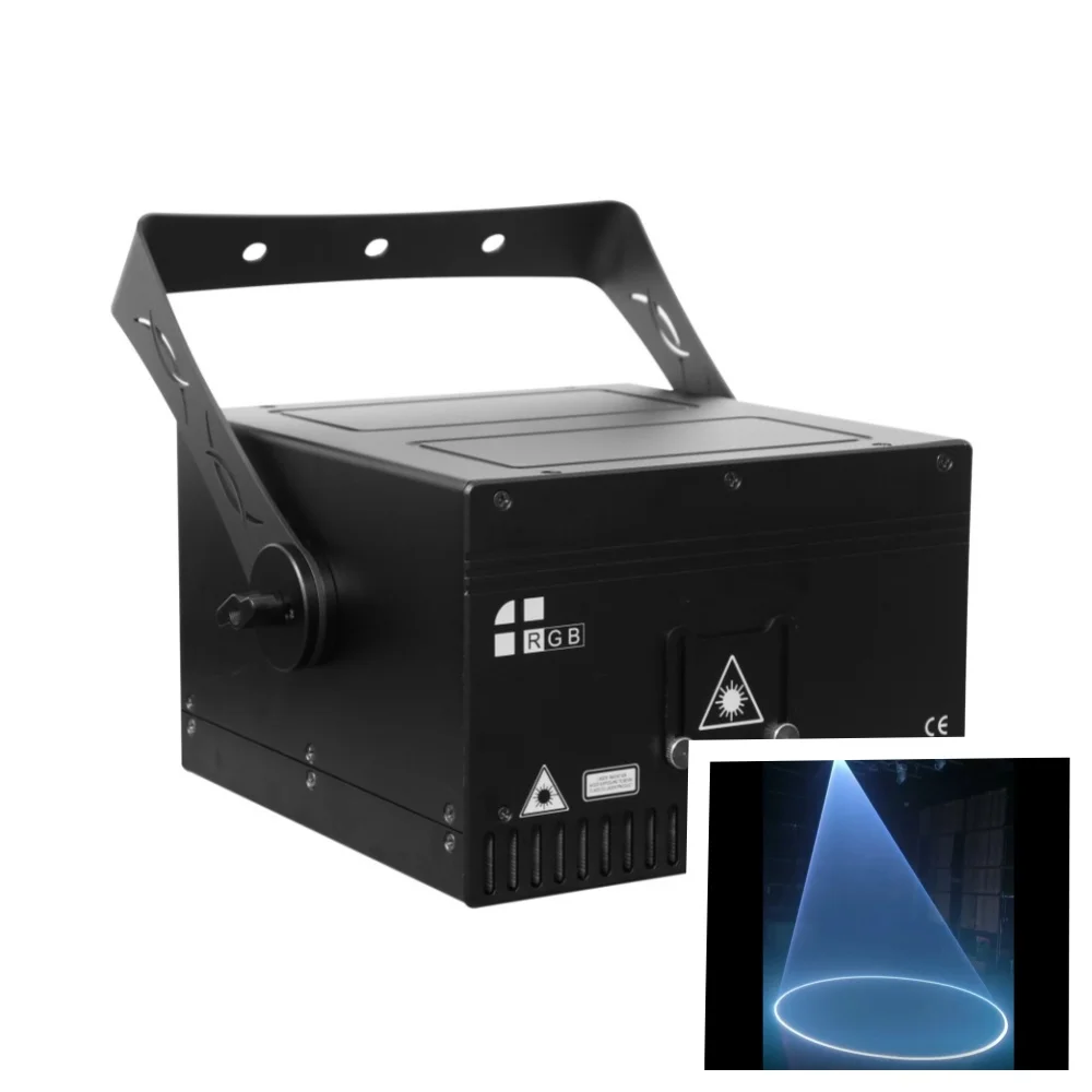 Circle effect 8W or 10W rgb full color Animation laser Scanner Stage Laser Projector Party wedding Light