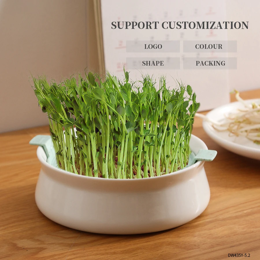 terracotta seed sprouter trays ceramic plant seedling nursery trays plant tray for growing seedlings