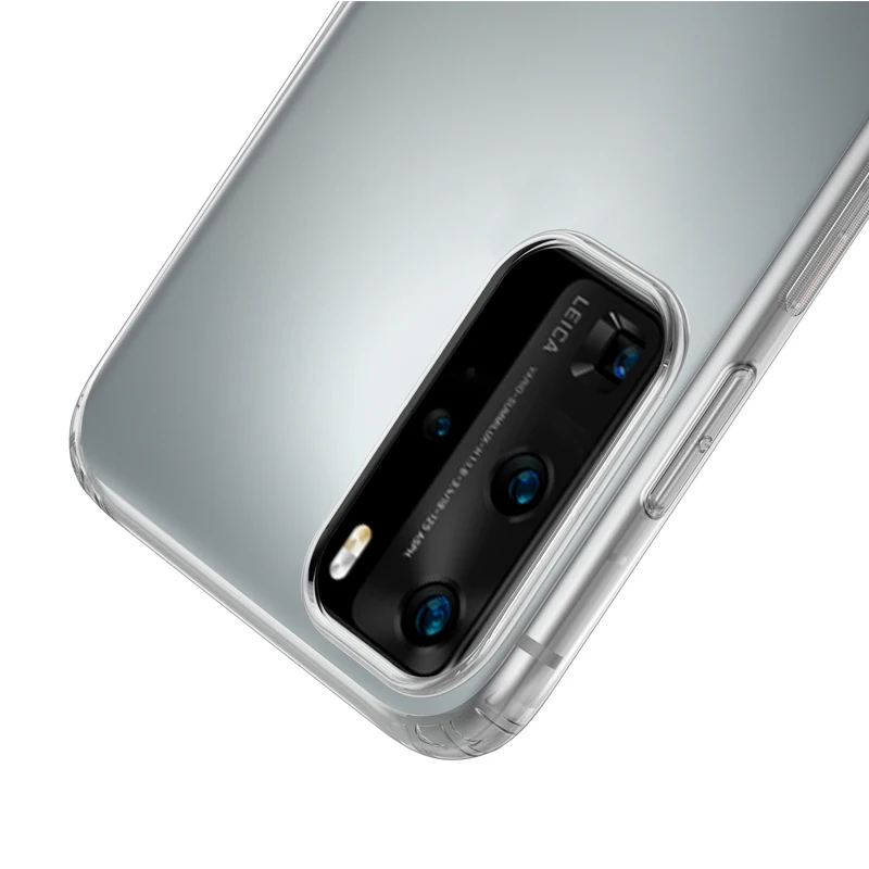 Cyrstal Clear Ultra Thin Soft Silicone TPU Scratch-Resistant Phone Case For Huawei P40 Cover