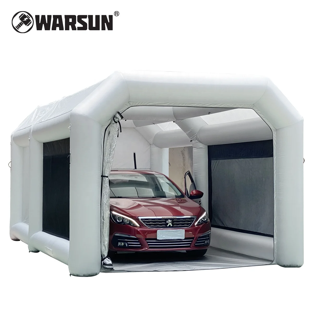 Warsun 6 м покрасочная камера, используемая в автозапчастях, надувная портативная покрасочная камера, покраска автомобиля