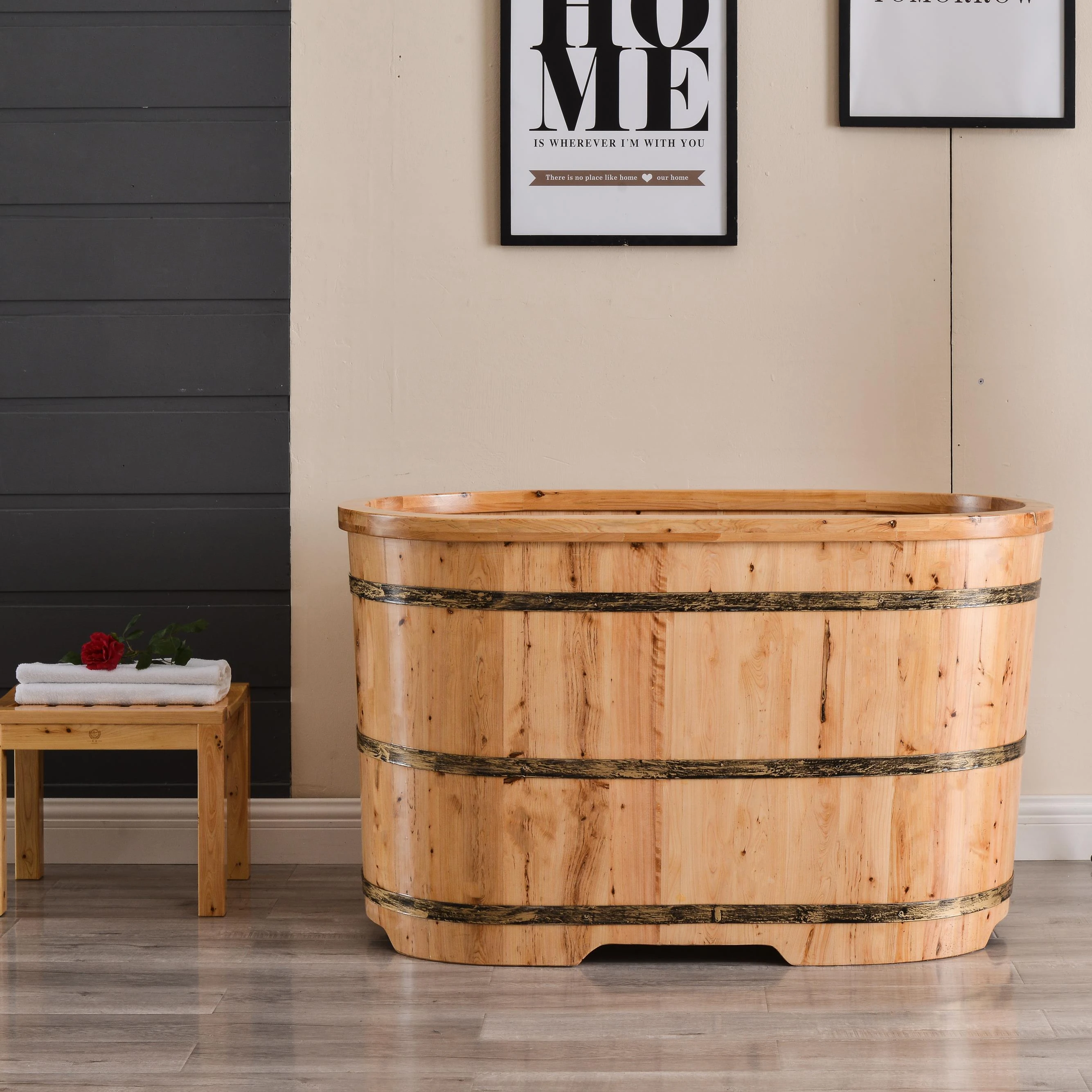 1.2M  Water Wood Massage Bathtub spa hot tubs Japanese style