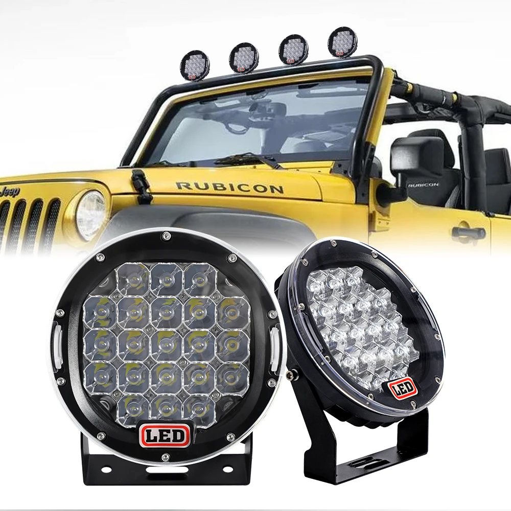 Loyo New Coming Lighting Drive Round Working Lamps Led Driving Light 105W Spot Beam Offroad Led Work Lights 7 Inch