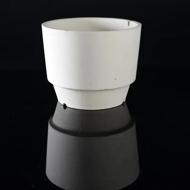 Высокая эффективность топка вкладыш огнеупорного материала литой тигель пробирный для плавки золота