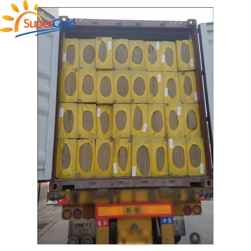Mineral basalt rock wool insulation board rock wool composite board