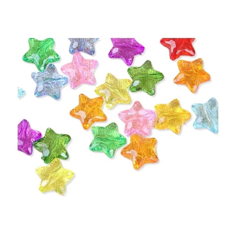 500g star акриловый кристально прозрачные прямые отверстие в виде космоса свободная стеклянные бусины 20 мм оптовая продажа детских бисер материал