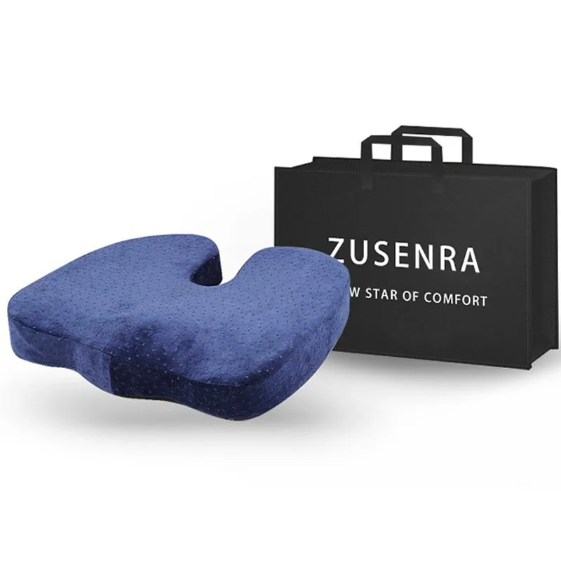 Office chair seat cushions memory foam Car honeycomb seating cushion wheelchair Coccyx Orthopedic cushion and pillow