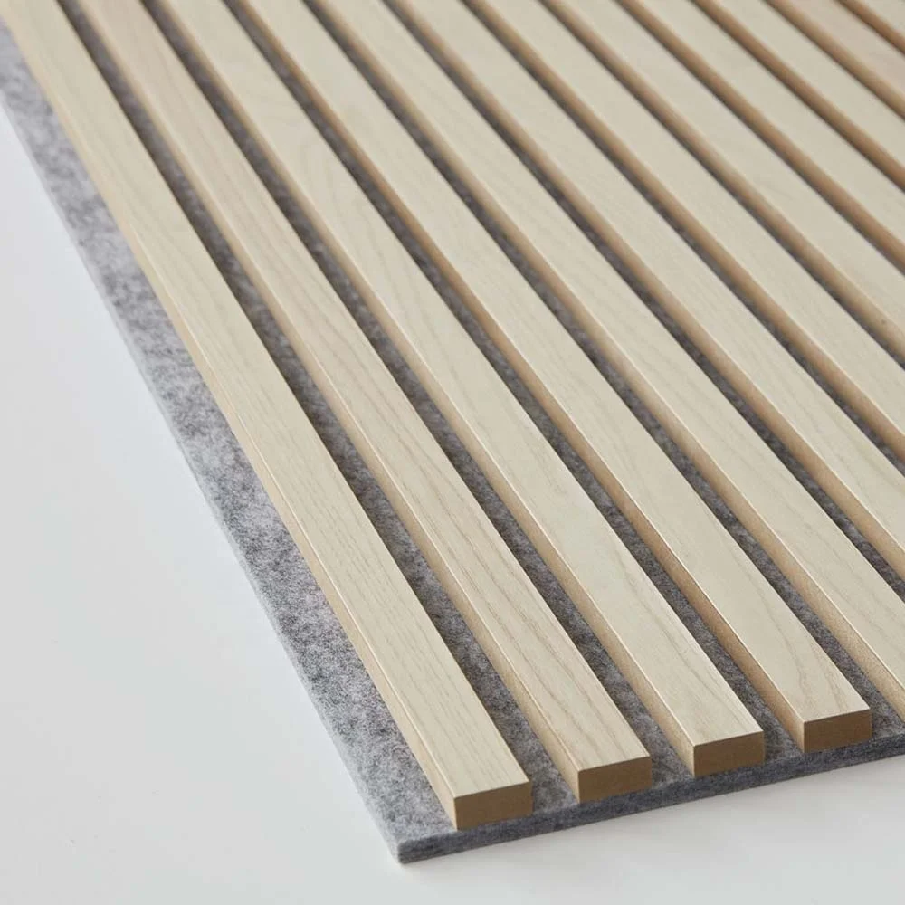 2440*600*22mm light grey walnut oak sound proof wall panels acoustic for indoor