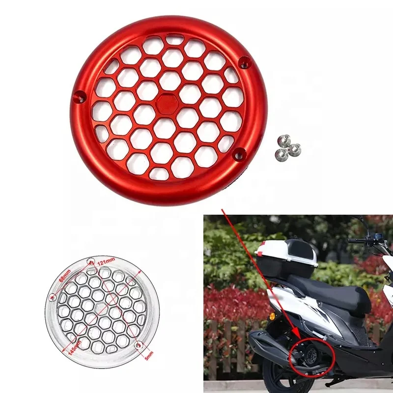 
Motorcycle Engine Guard Engine Cover Crash Side Pad CNC Aluminum Accessories for Piaggio Vespa Sprint Primavera LXV LX 150 150CC 