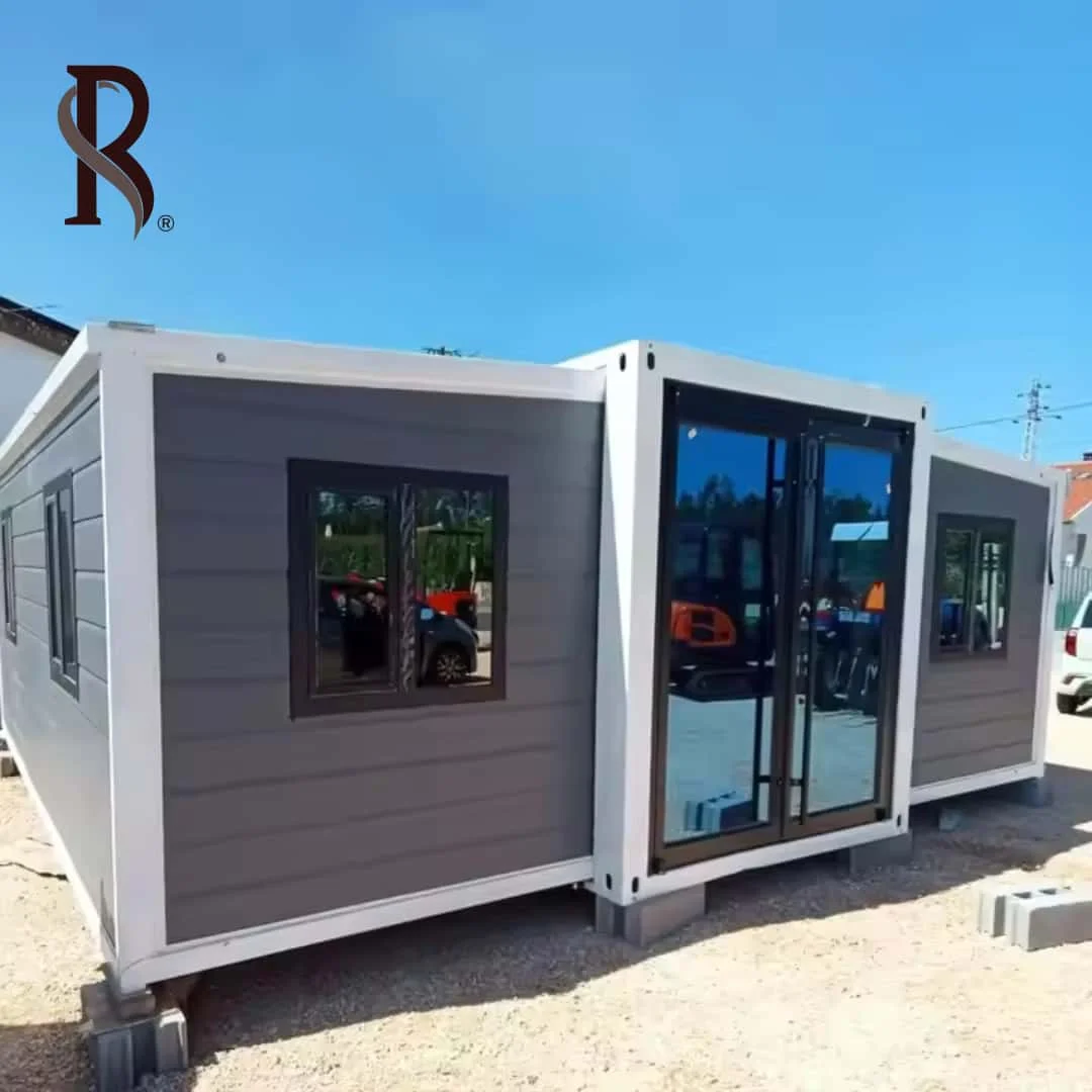 Rising Customized Mobile House 2 Bedroom Portable Living Prefab House 20 feet 40 ft Folding Expandable container house factory