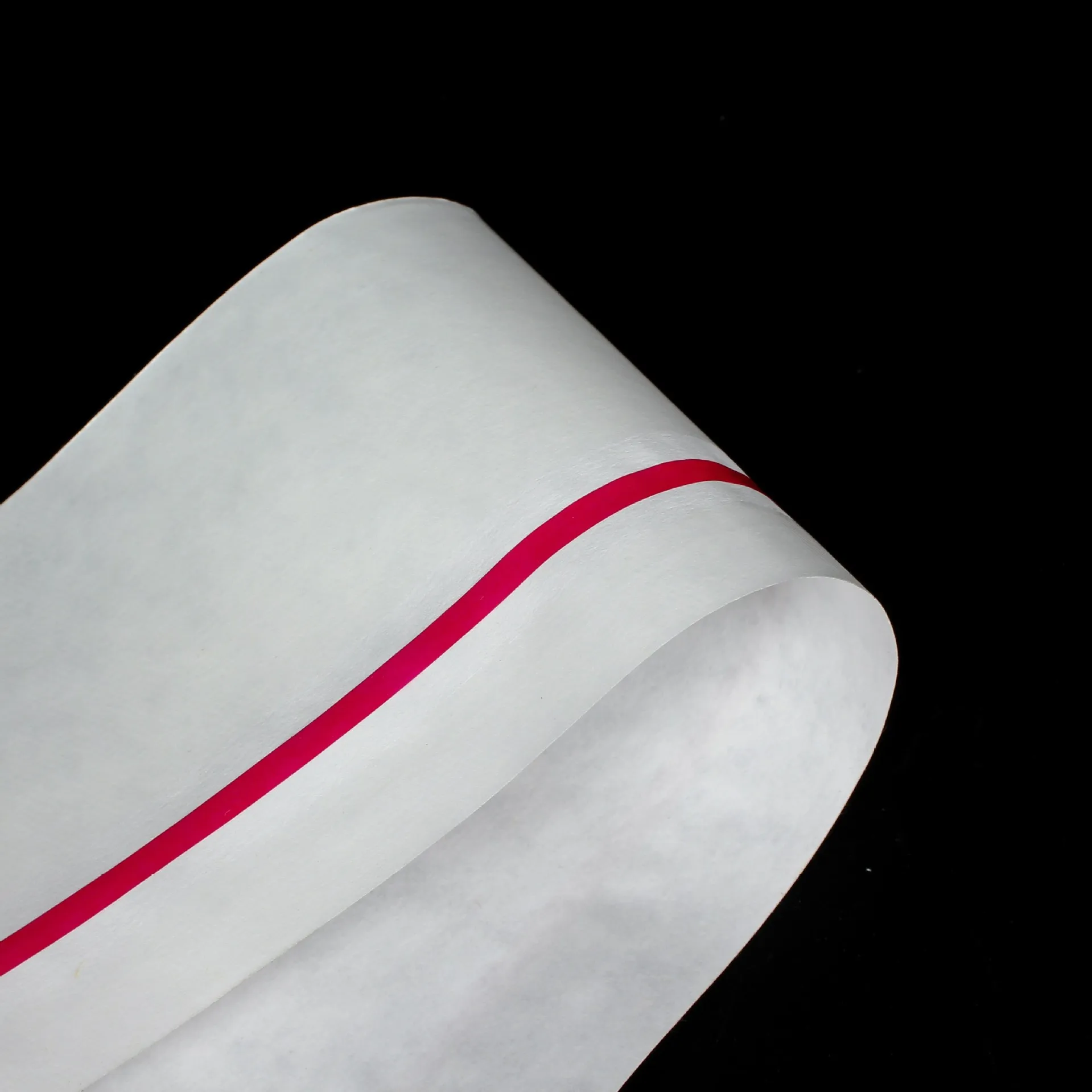 Kraft Paper Strapping Heat Sealing Banknotes Currency Hot Melt Kraft Paper Banding Tape with Red Thread