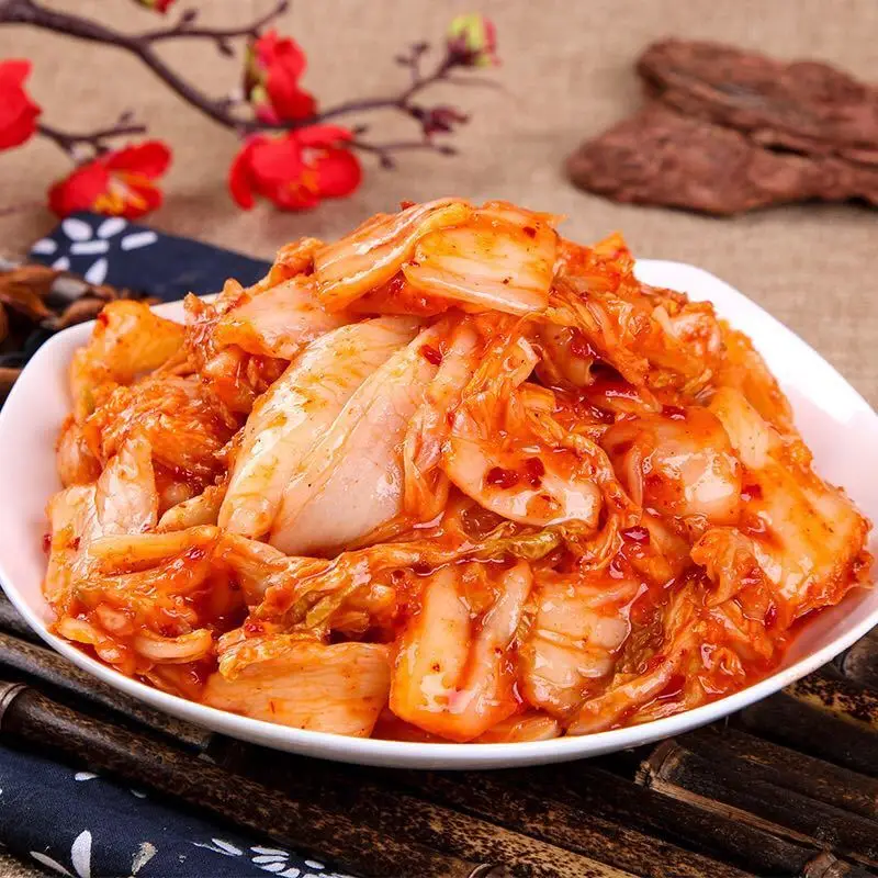 Factory Supply Korean Kimchi Cabbage Korean Kimchi Packaging in Bag