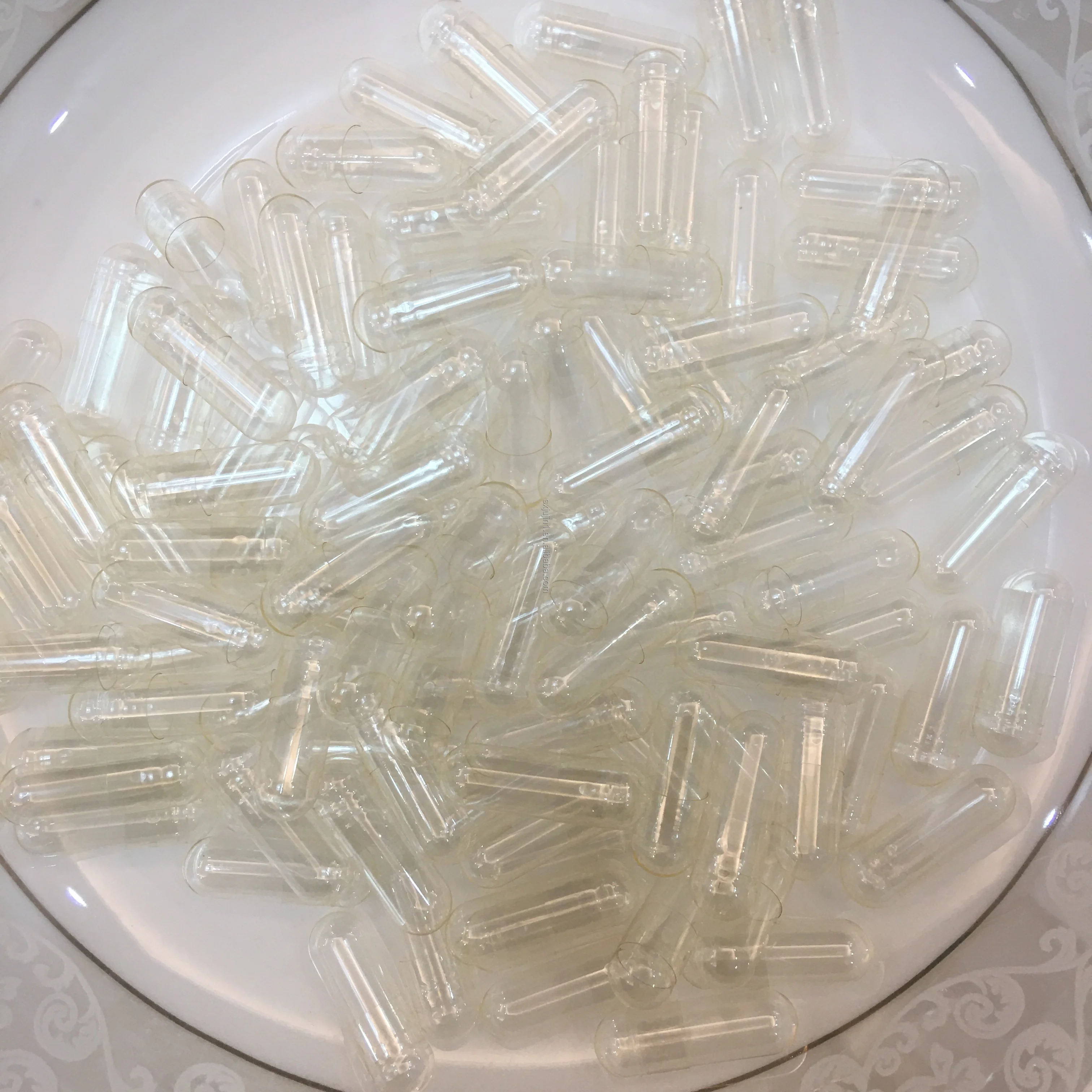 Clear Empty Gelatin Capsule Shells Easily Digestible Halal Certification Size 000 00 0 1 Empty Gelatin Capsules
