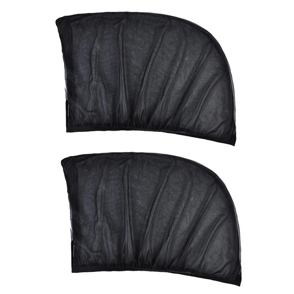 2 Pack UV Protection Car Sunshade Anti-mosquito Car Window Sunshade For Car Sedan SUV MPV Summer Net Mesh Sun Shade Curtain