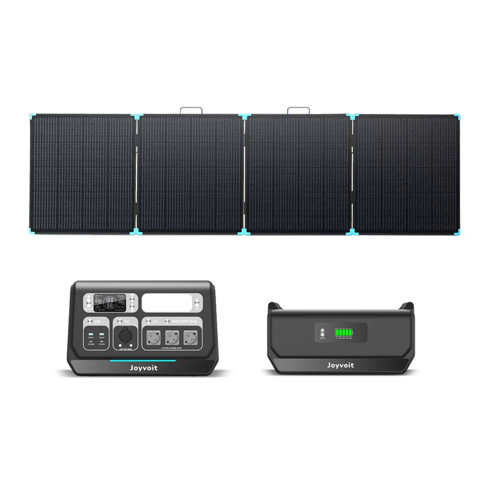 Easy to install lithium battery Balcony Power Plant with Storage Complete Set 2KW Microinverter Aluminum Bracket Solar Panel Kit