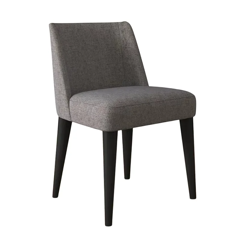 Solid wood cloth dining chair