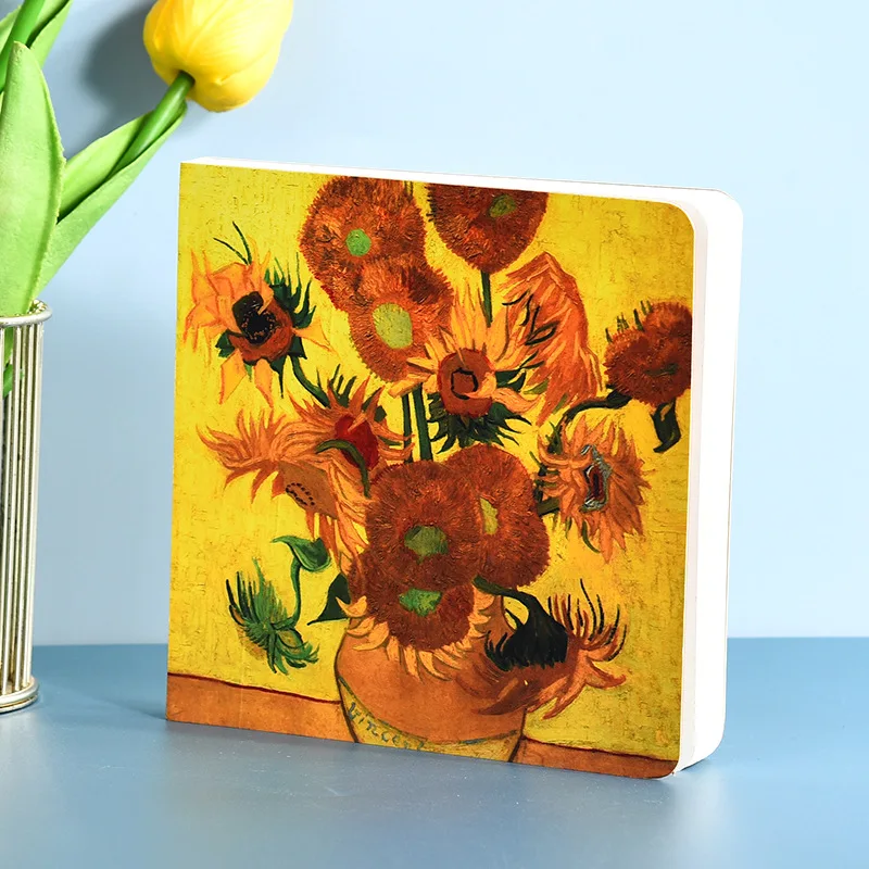 140*140mm Painting Blank Notebook School Stationery Simple Manual Ledger Student Gift Notepad Wholesale