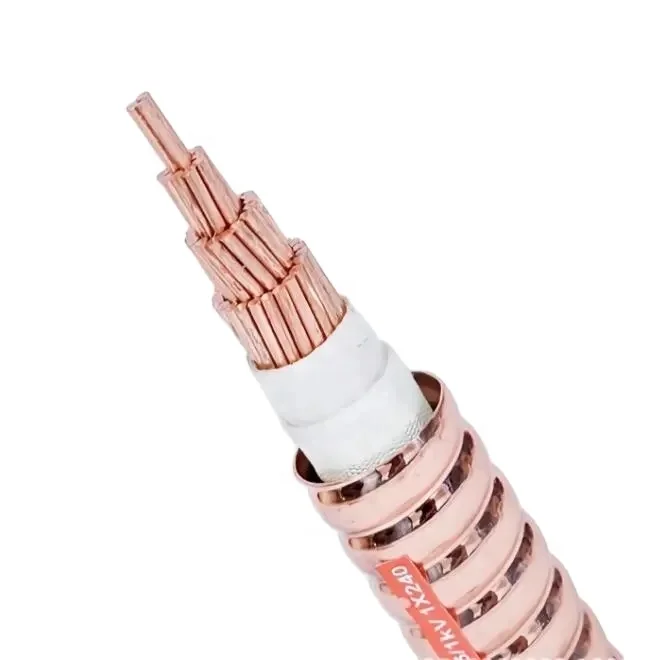 Manufacturer Rolled Metal Sheathed Mineral Insulated Flexible Fireproof Cable Copper Control Cable Electric Wire Cables