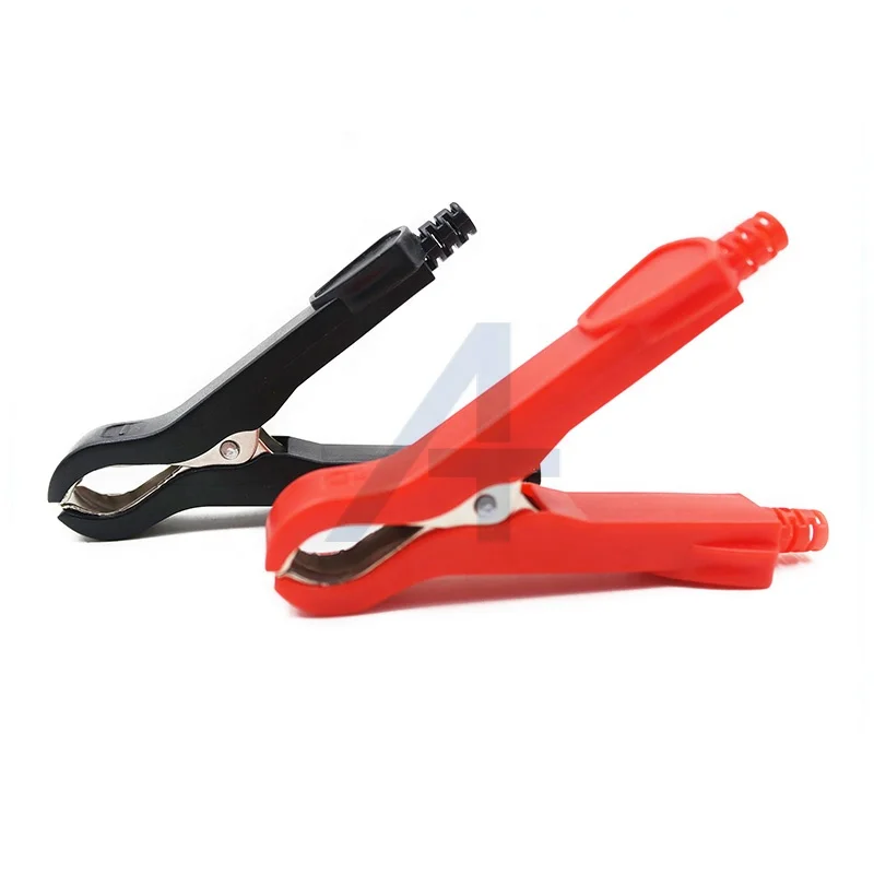 JIALUN 30A 88MM Nickel Plated ABS Insulated Strong Spring Test Battery Clip