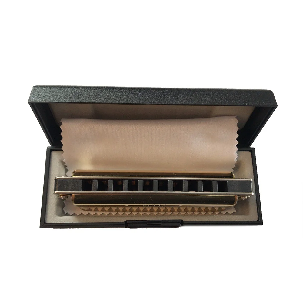 Accept OEM  Professional 10 Holes Blues Harmonica JH1020P1