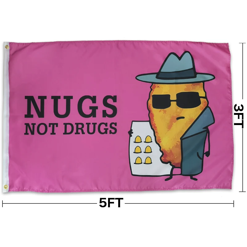 NUGS manufacturer decoration advertising car flags banners 100%polyester polyester custom flag