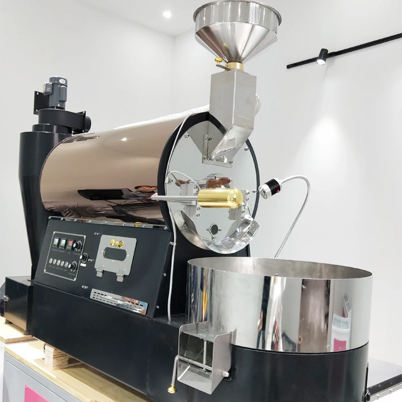 Самая последняя BY-6kg газовая/электрическая кофе-машина для жарки Бока зерна кофе жаровня Кофе Жаровня