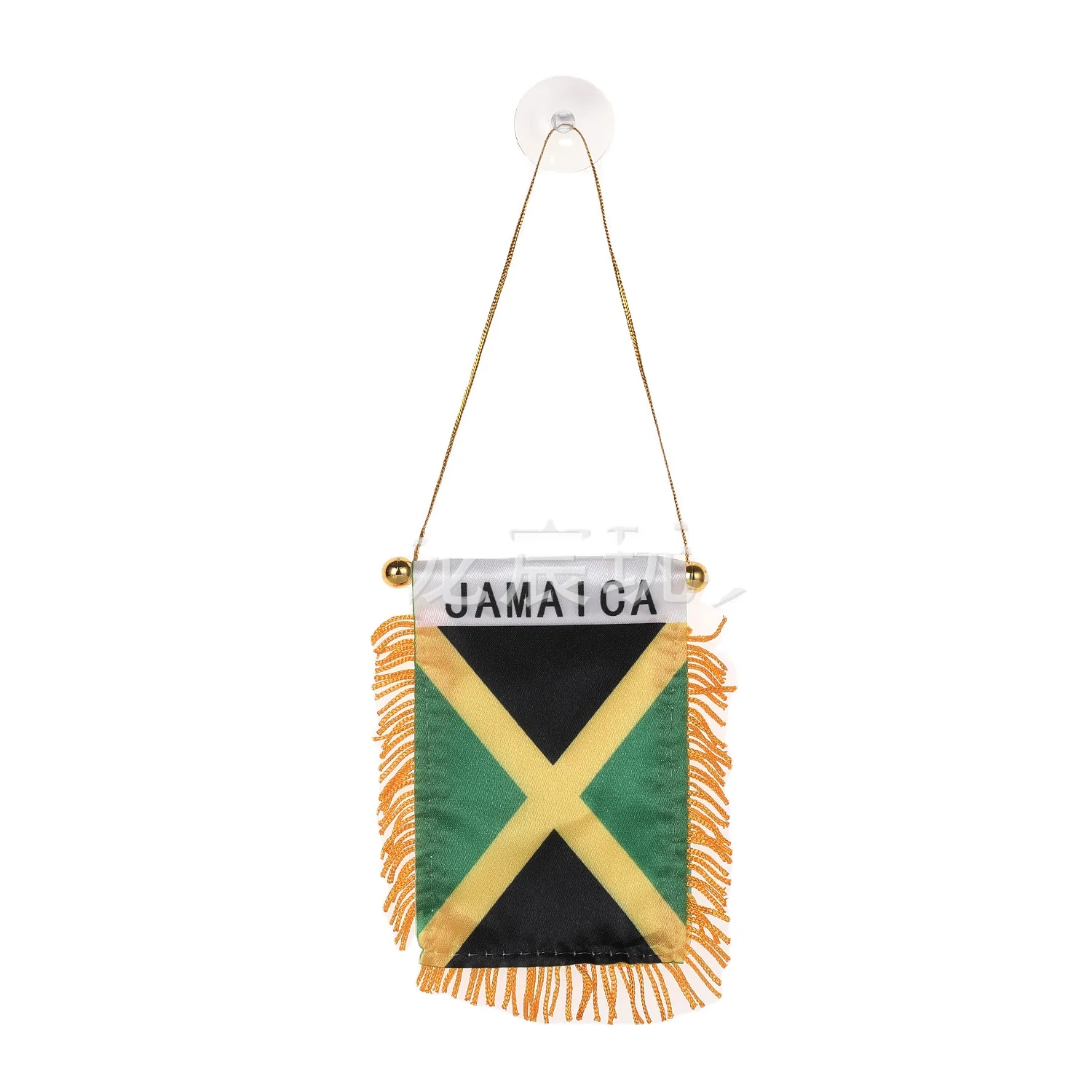 Car mini hanging flag countries double-sided flag  have the suction cups USA Jamaica Puerto Rico Dominican Republic Mexico