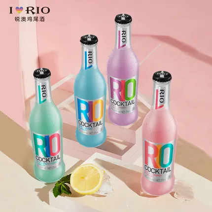 RIO Rui Ao cocktail G foreign wine 6 flavors 275ml*24 bottles of cocktail pre-mixed mixed color low alcohol wine