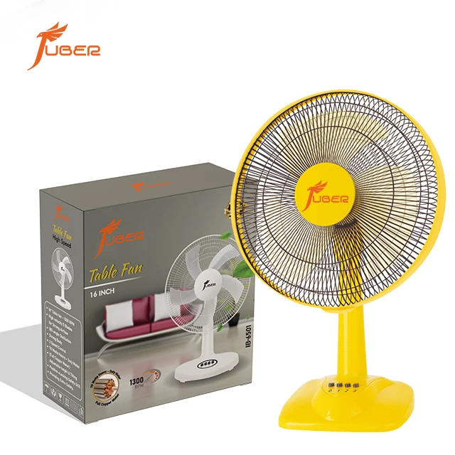 Good Quality Speed Adjustable Table Fan Desk Winding Machine 16 Inch Charging Table Fan