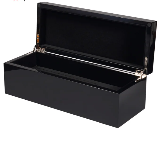 Custom Wooden Gift Box Solid Beech Matte Lacquer Wood Wine Box