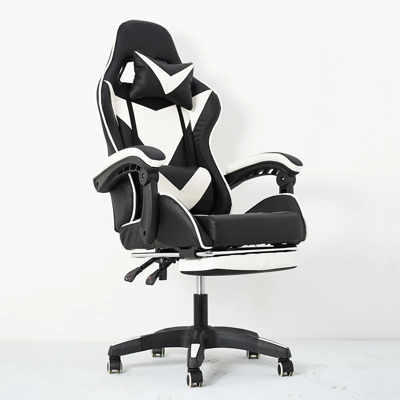 Factory Direct Ergonomic Recliner Adjustable Office Racing Gaming Chair With Footrest
