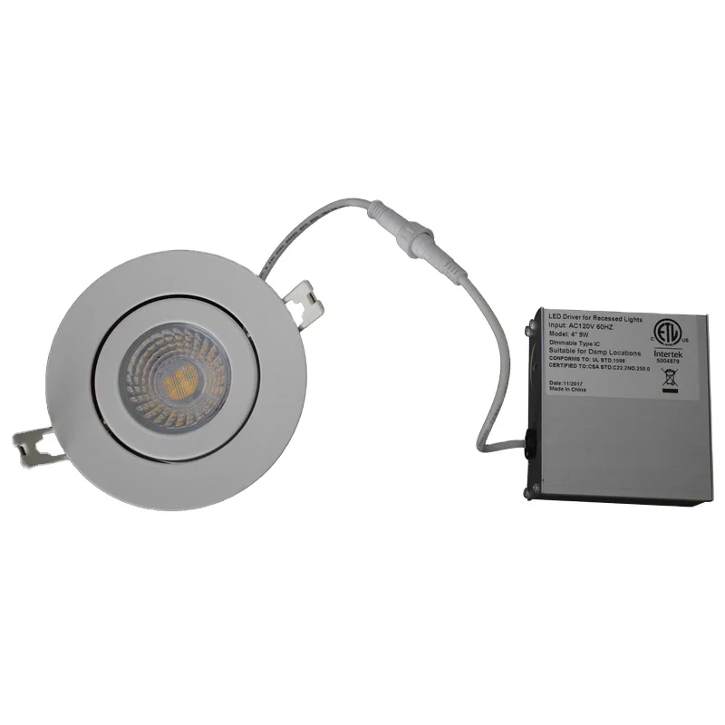 Диммируемый CE C-tick RoHS SAA ETL IP54 9w 3x3w светодиодный светильник для освещения супермаркета