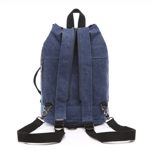 BEARKY factory oem custom logo heavy duty gym sport drawstring canvas backpack bag