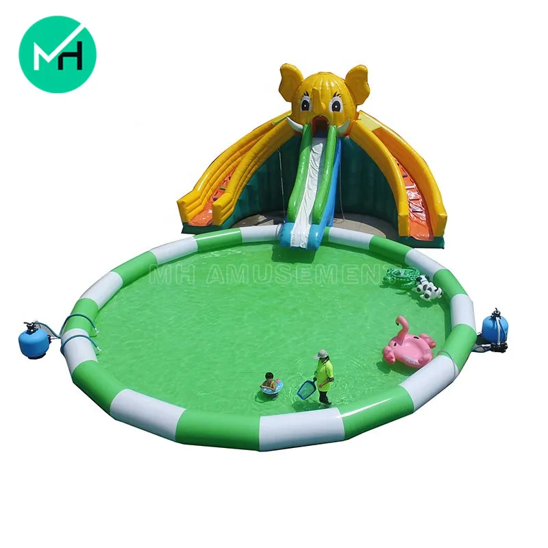 outdoor large inflatable water slide city slide for sale