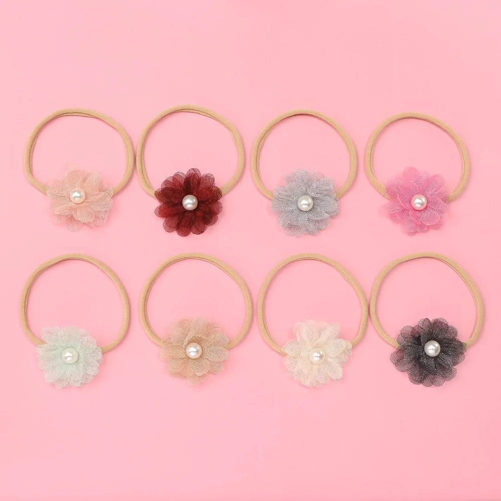 
In Bulk Baby Hair Bands Flower Babies Accessories New Born Toddler Head Bands Wholesale 