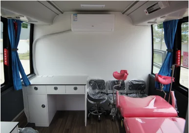New 8-9 Meters Mobile Clinics Bus 6-Speed Manual Transmission 180kW Mobile Clinic Vehicle with Medical Equipment