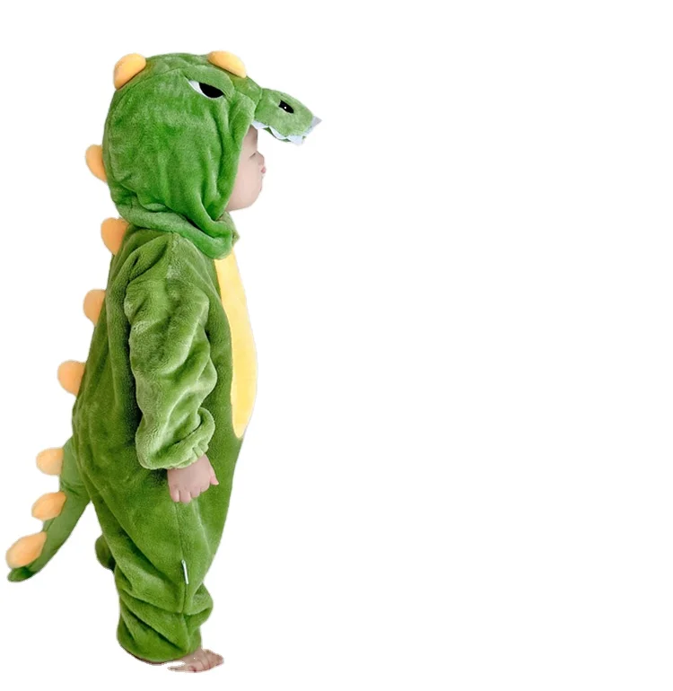 Umorden Infant Toddler Rabbit Dog Lion Tiger Dinosaur Costumes Baby Boys Girls Kigurumi Cartoon Animal Romper Halloween Purim