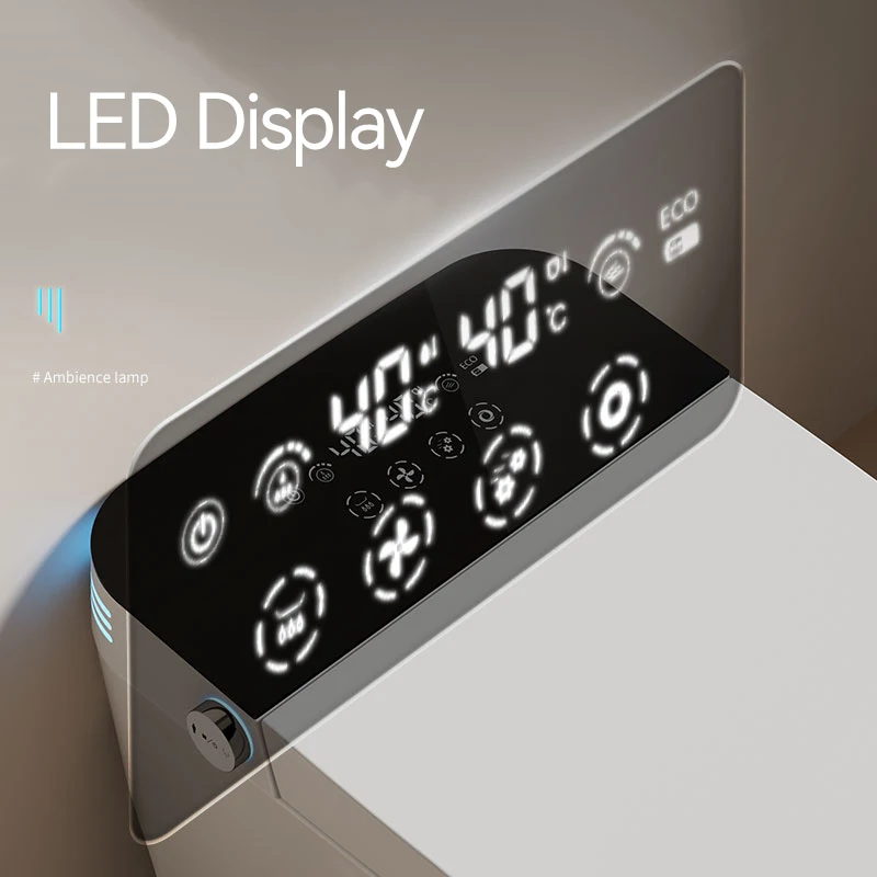 Modern automatic sanitary ware auto open flush intelligent wc commode bidet toilet P trap bathroom wc smart toilet