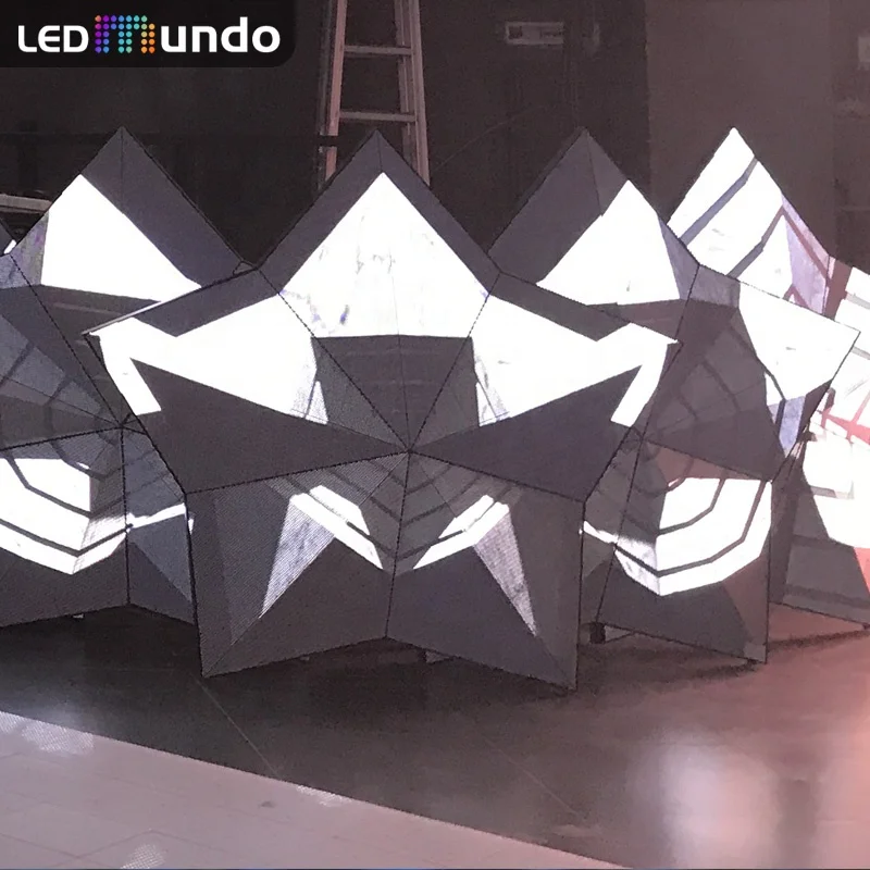 DJ booth stars HD Led Display Sign SMD Panel DJ Pantalla led DJ for disco night club bar