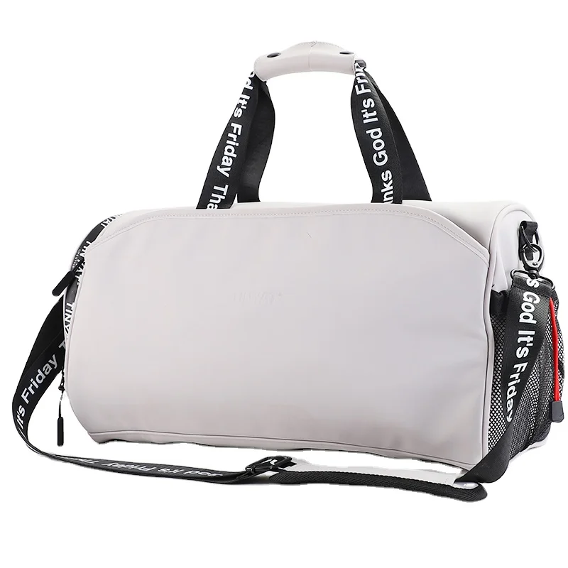 T11606 Eco-friendly Material Large Weekender Luggage Gym PU Leather Duffel Bag