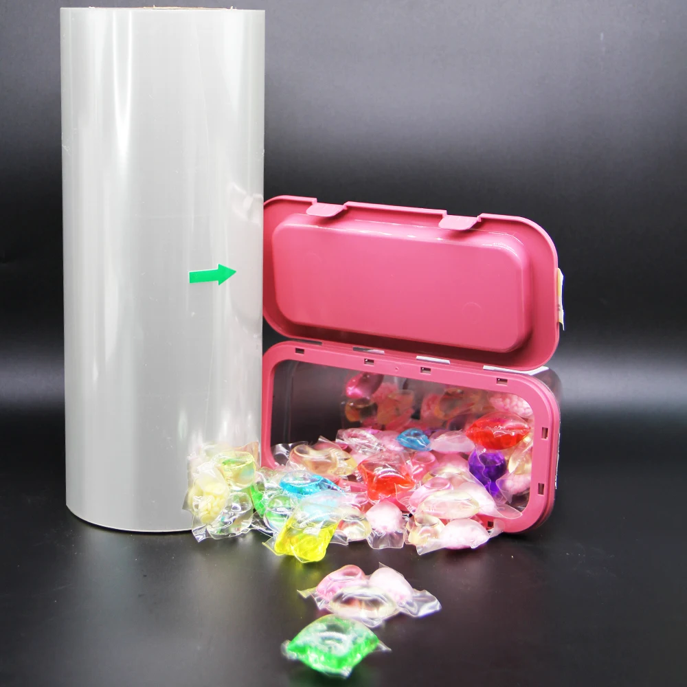 Disposable PVA Water Polyva BOPA PLA PET Food Grade Soluble Film Plastic Roll For Dissolvable Pouch Laundry Beads Detergent Bag