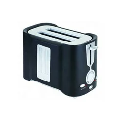 2 Slice Bread Toaster  black color with stainless steel panel TH-BT111