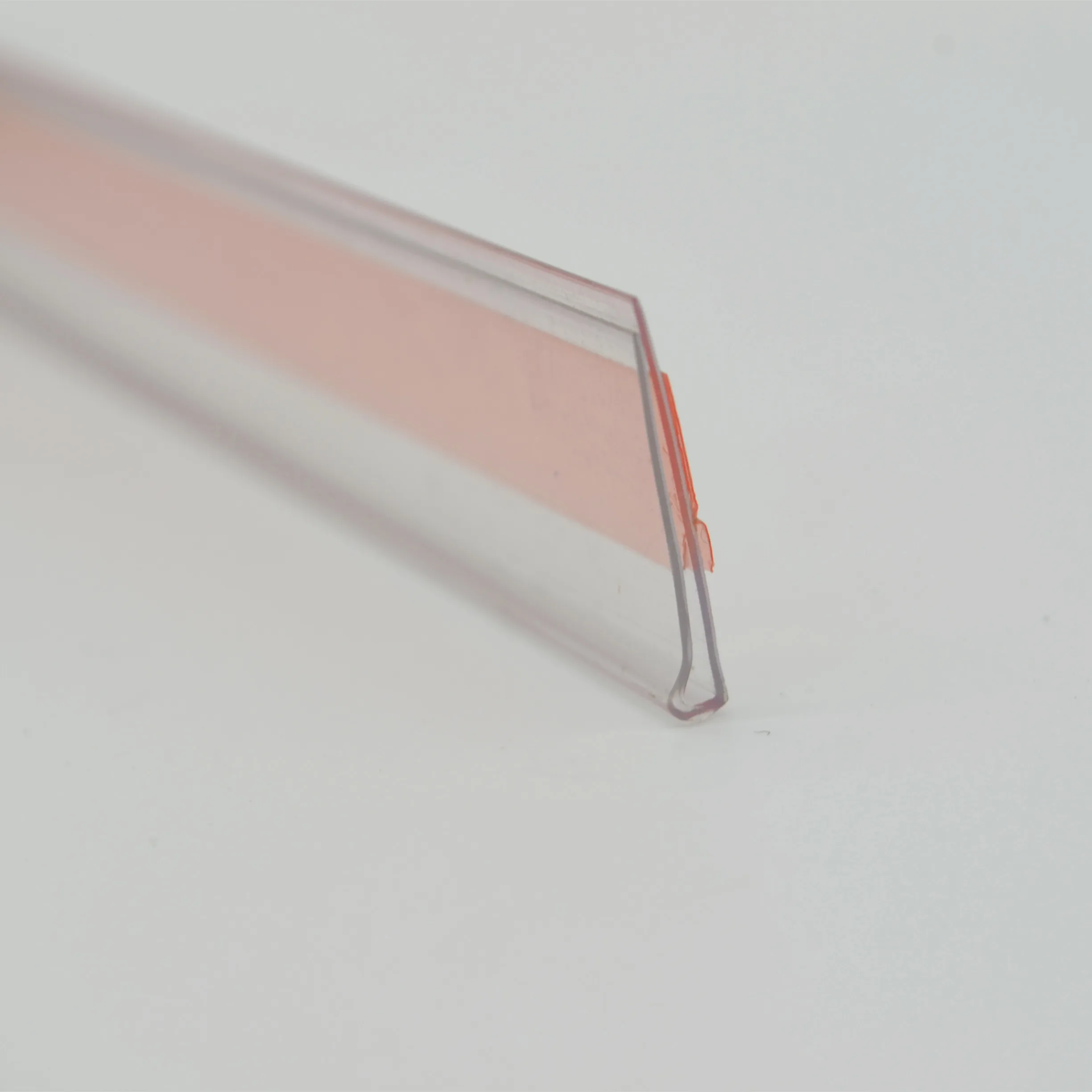 18mm Data Strip Label Holder Shelf Edge Scanner Rail Tag Card Sign Frame Promotion Price Talker Self-adhesive Memo Name Card